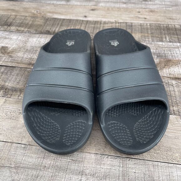 Ultimate Foot Store Slides Slip On Slippers Mens Size 11 Black - Picture 2 of 8